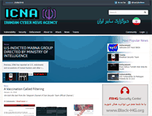 Tablet Screenshot of irancybernews.org